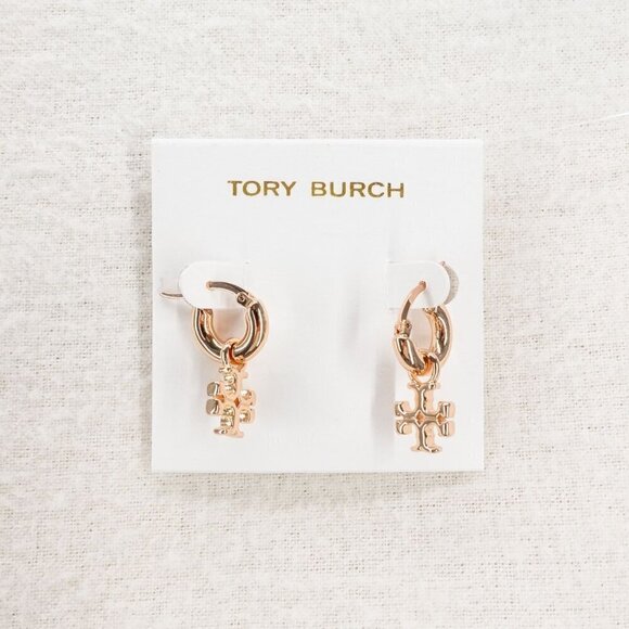 Tory Burch Rose Gold Earrings - Picture 1 of 12